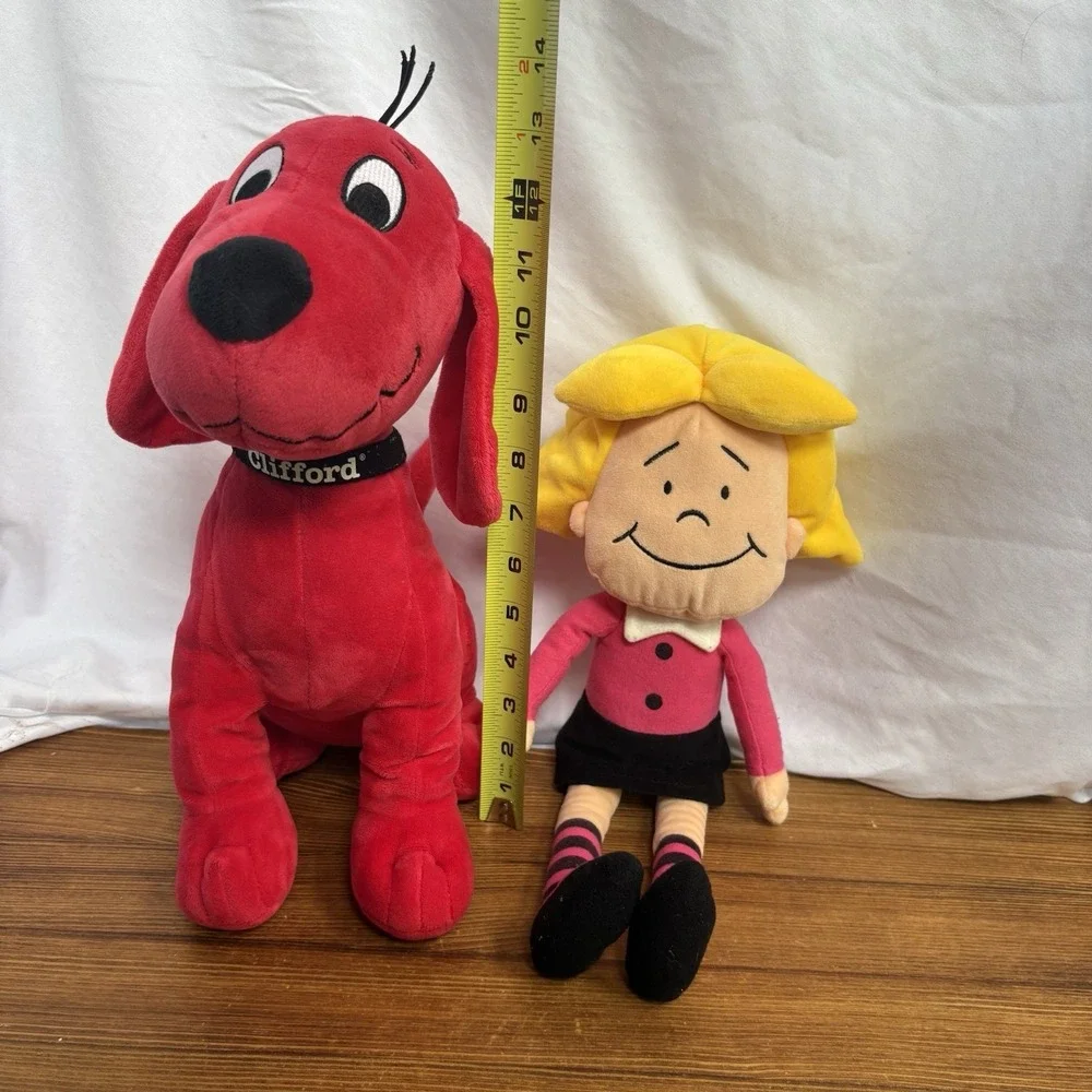 Kohl's Cares Clifford Big Red Dog & Emily Elizabeth Plush Stuffed Animal Lot